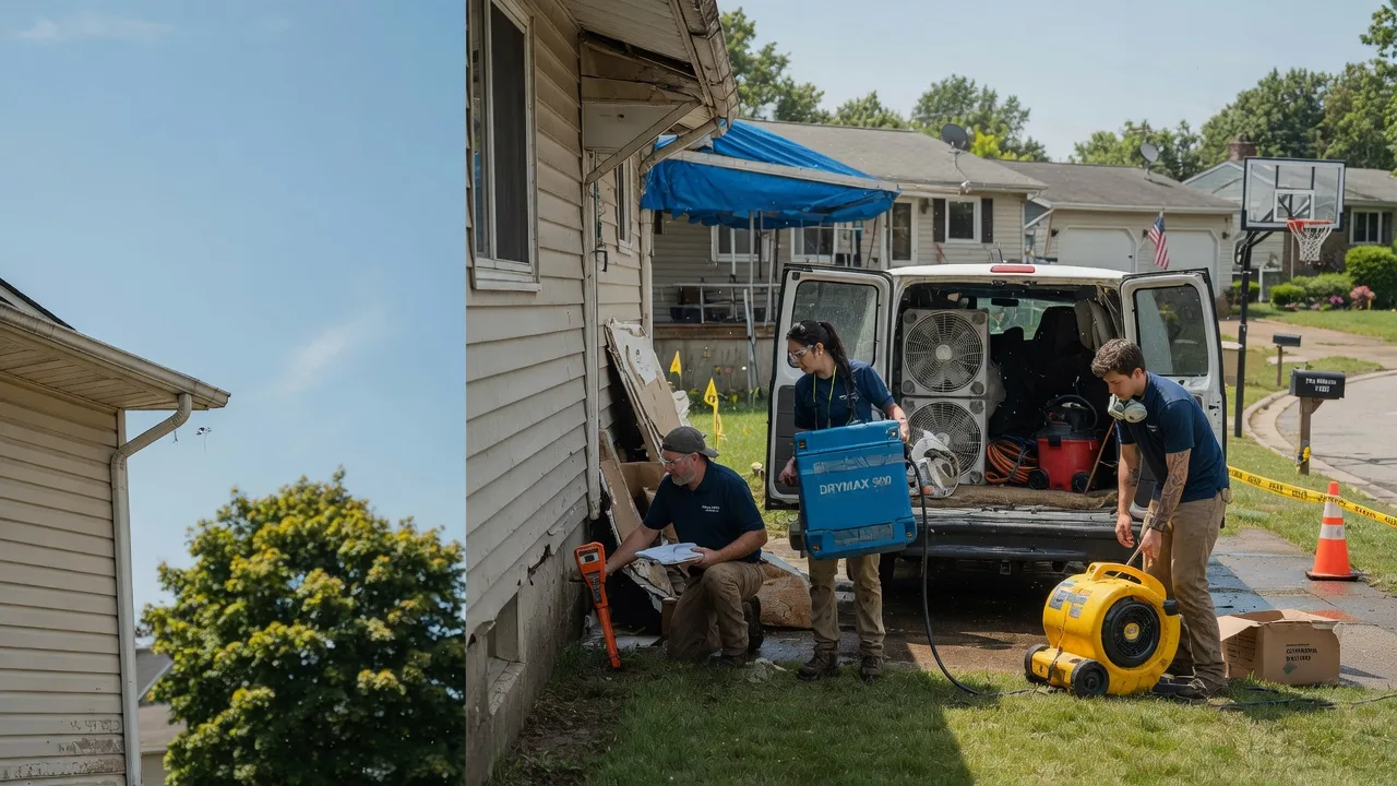 Ceiling Leak Cleanup in Lisle, NY near me
